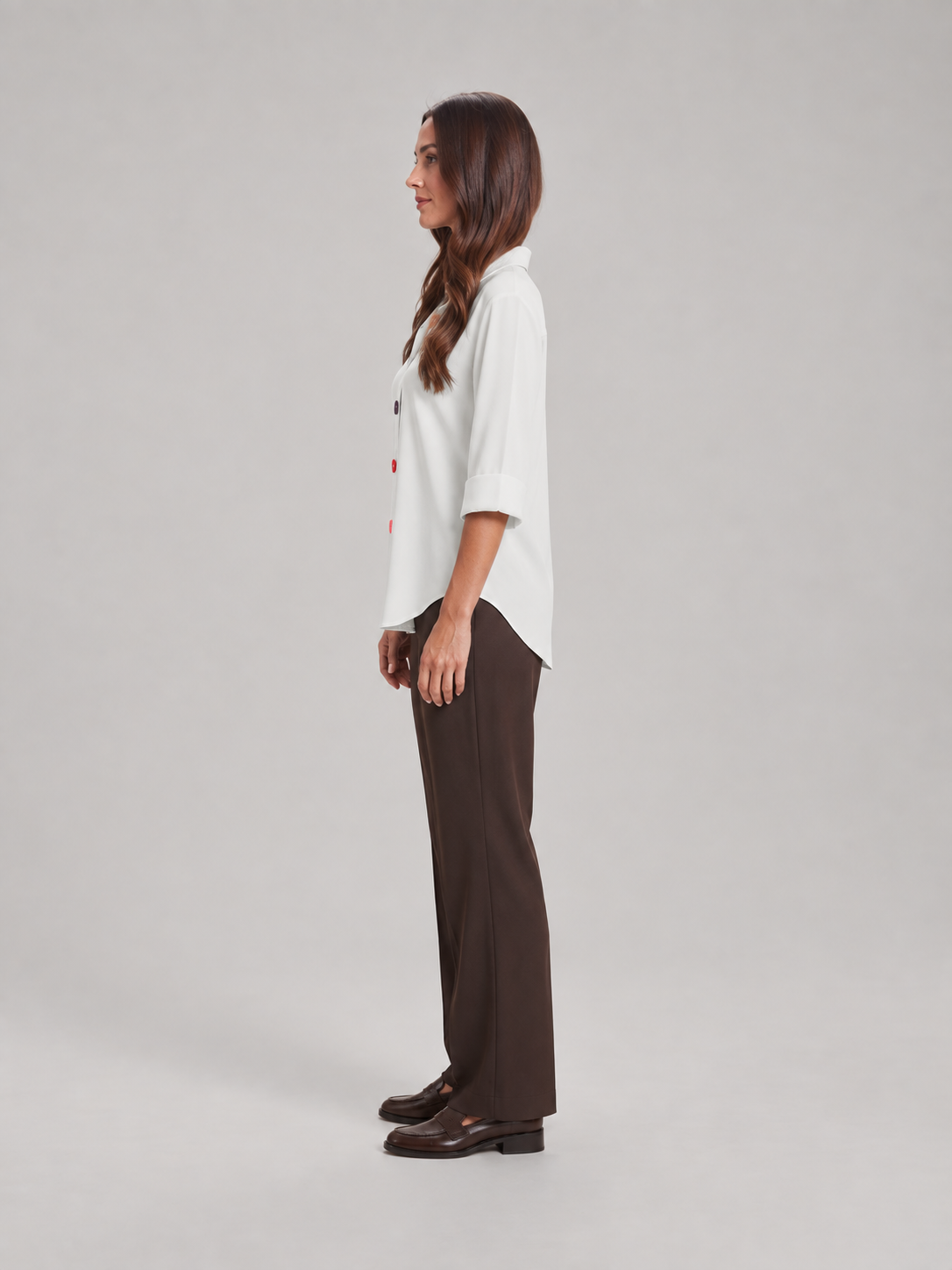 Beatrice Signature Button Blouse - Clara & Vivian