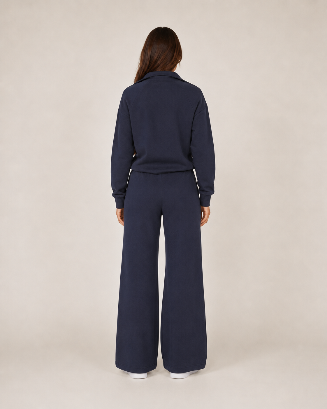 Tweedelige loungeset met ritskraag voor dames – Helina