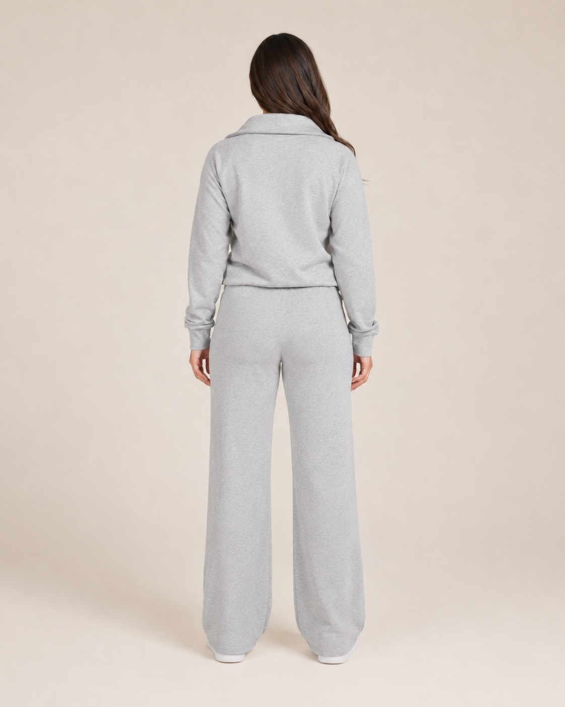 Tweedelige loungeset met ritskraag voor dames – Helina