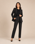 Tweedelig pak met getailleerde blazer voor dames – Nathalie