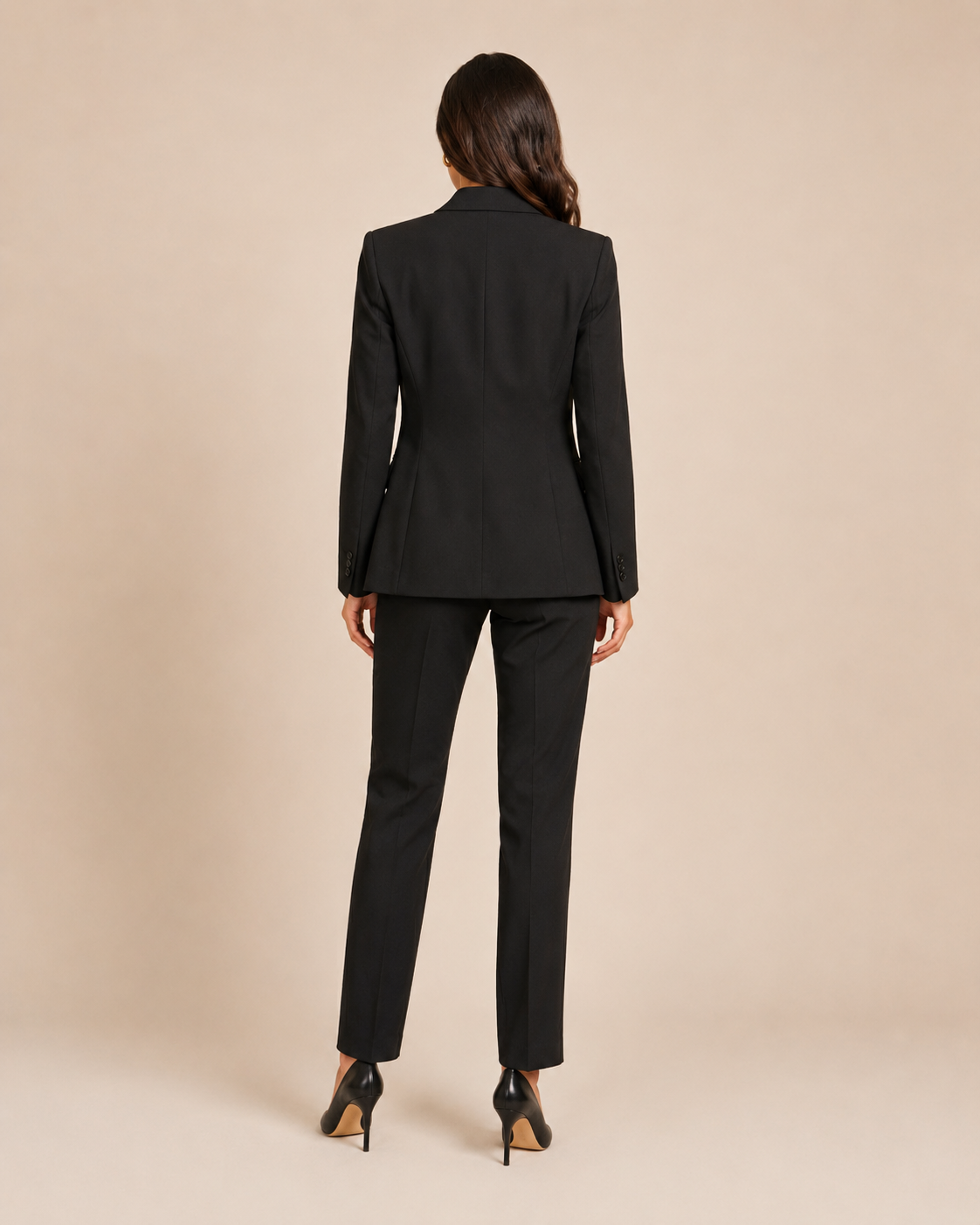 Tweedelig pak met getailleerde blazer voor dames – Nathalie