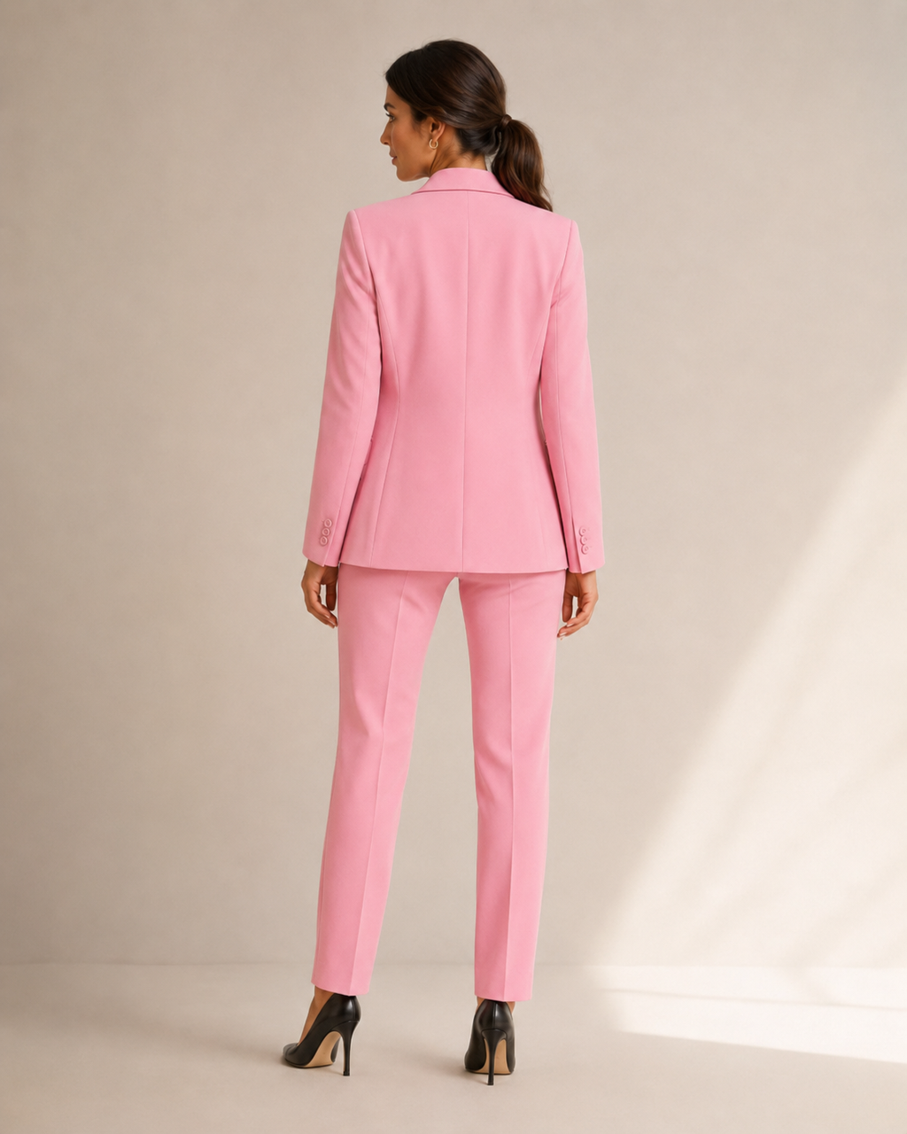 Tweedelig pak met getailleerde blazer voor dames – Nathalie