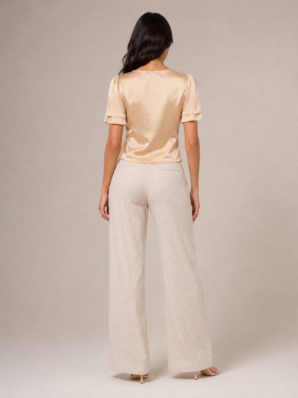 Juliet Flutter-Sleeve Blouse - Clara & Vivian