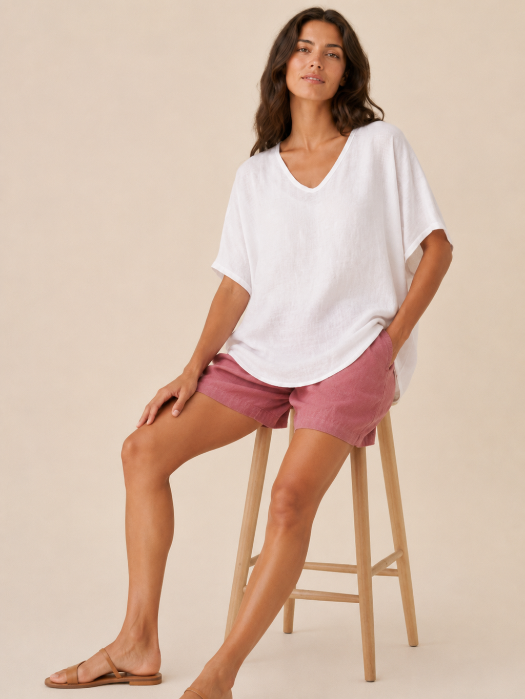 Helen Relaxed Dolman Top - Clara & Vivian