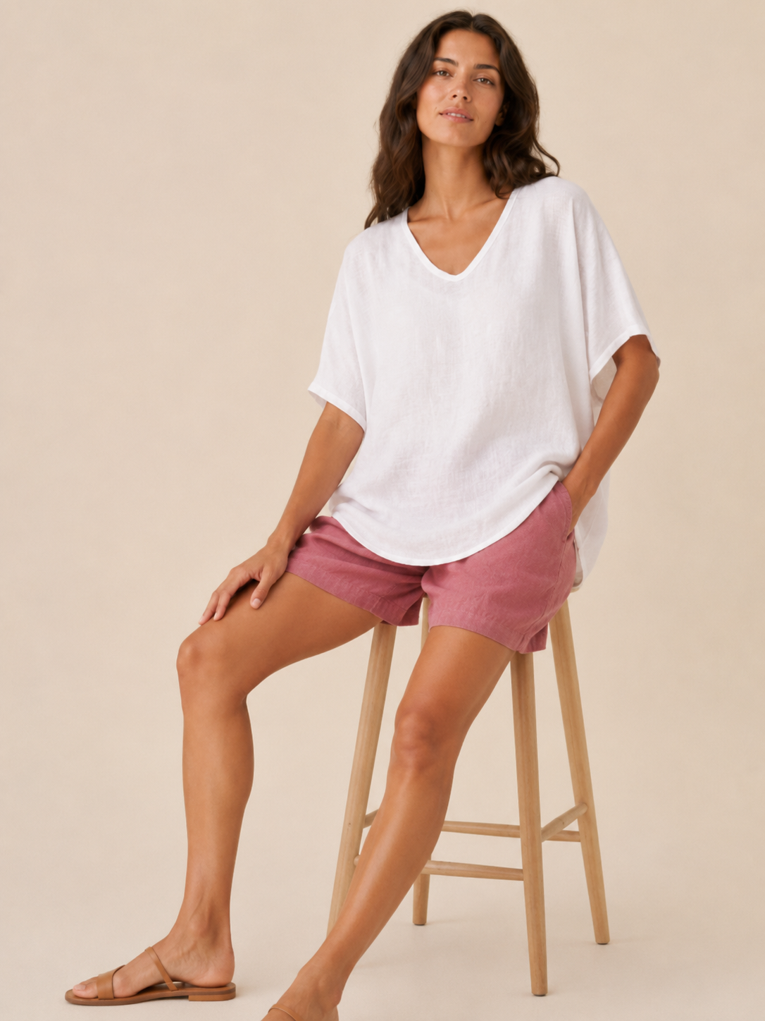 Helen Relaxed Dolman Top - Clara & Vivian