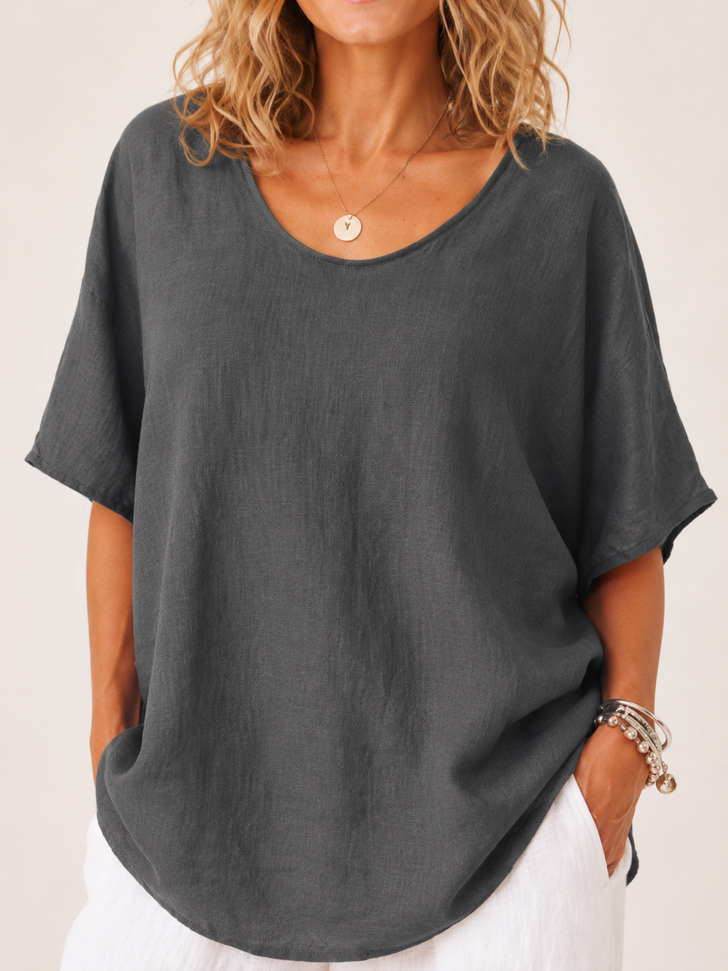 Helen Relaxed Dolman Top - Clara & Vivian