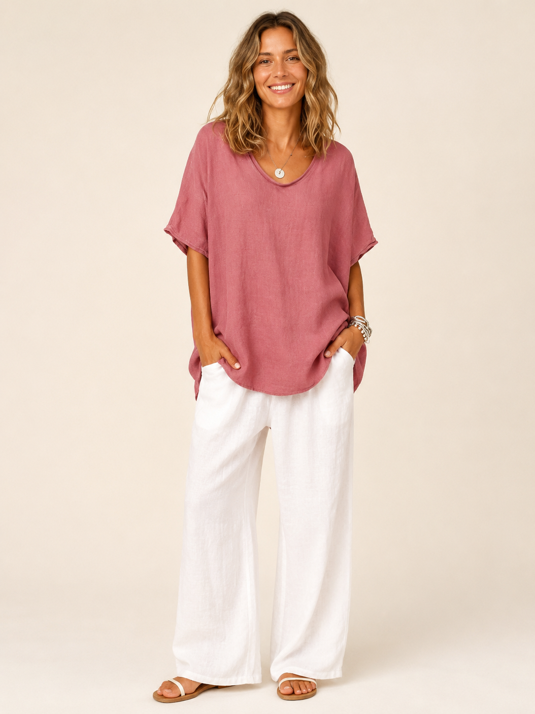 Helen Relaxed Dolman Top - Clara & Vivian