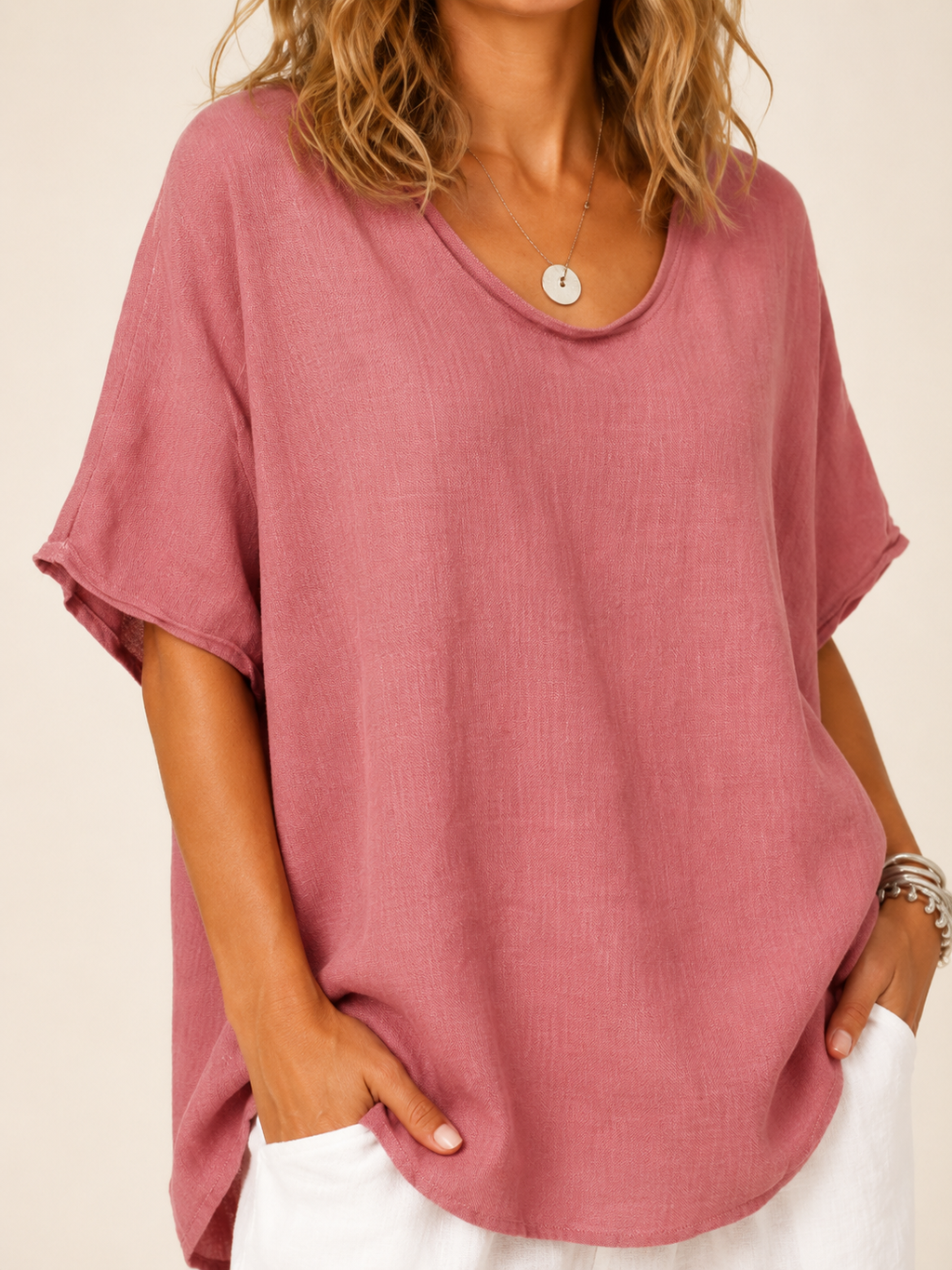 Helen Relaxed Dolman Top - Clara & Vivian
