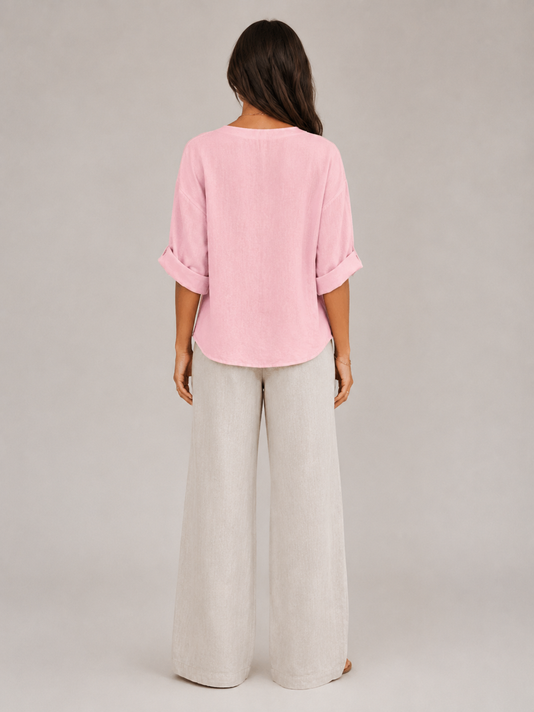 Harriet Statement-Button Blouse - Clara & Vivian