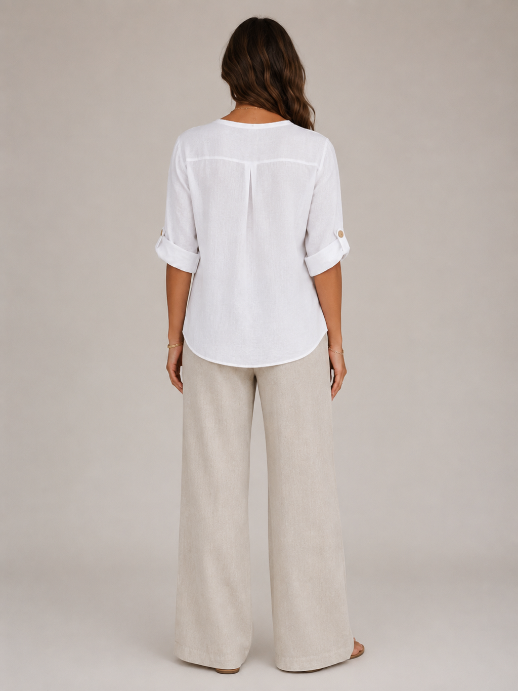 Harriet Statement-Button Blouse - Clara & Vivian