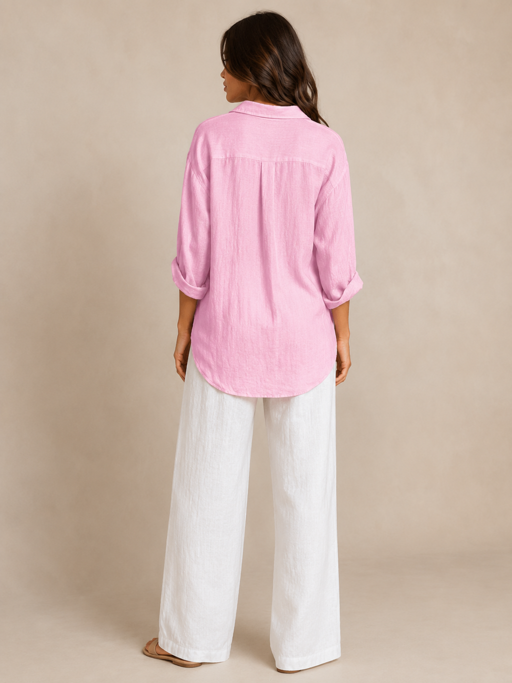 Celia Open-Collar Blouse - Clara & Vivian