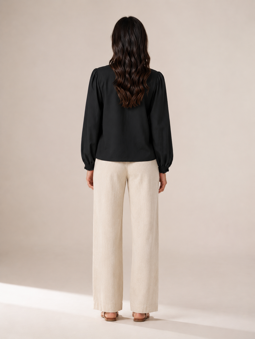 Annabelle Ruffle-Neck Blouse - Clara & Vivian
