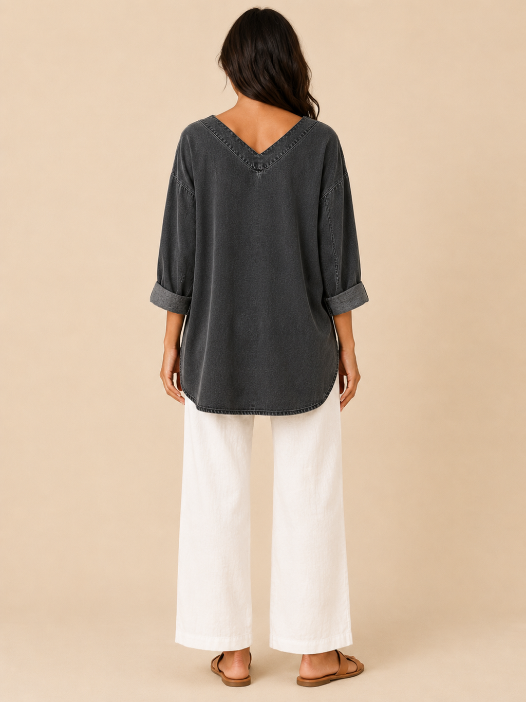 Frances Weekend Denim Tunic - Clara & Vivian
