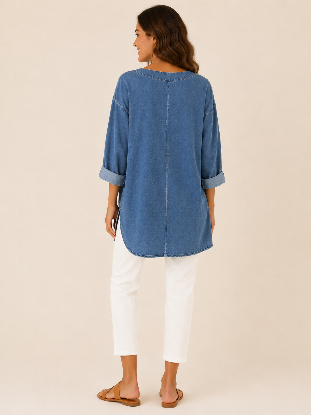 Frances Weekend Denim Tunic - Clara & Vivian