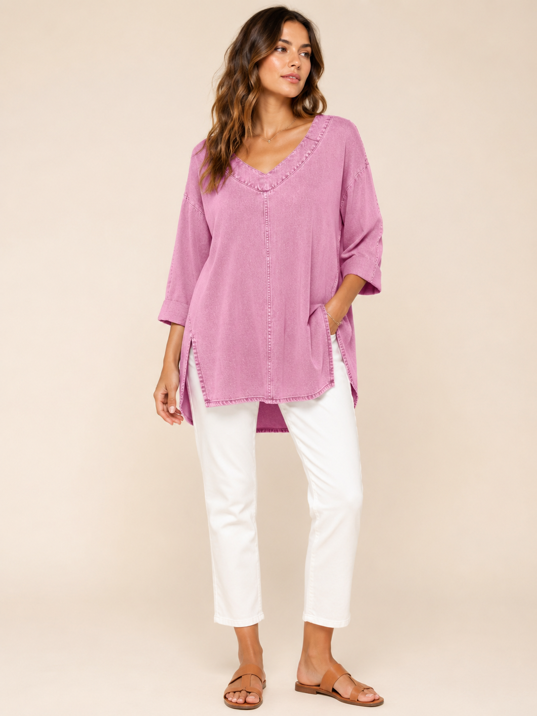 Frances Weekend Denim Tunic - Clara & Vivian