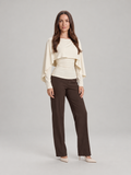 Daphne Cape-Sleeve Top - Clara & Vivian