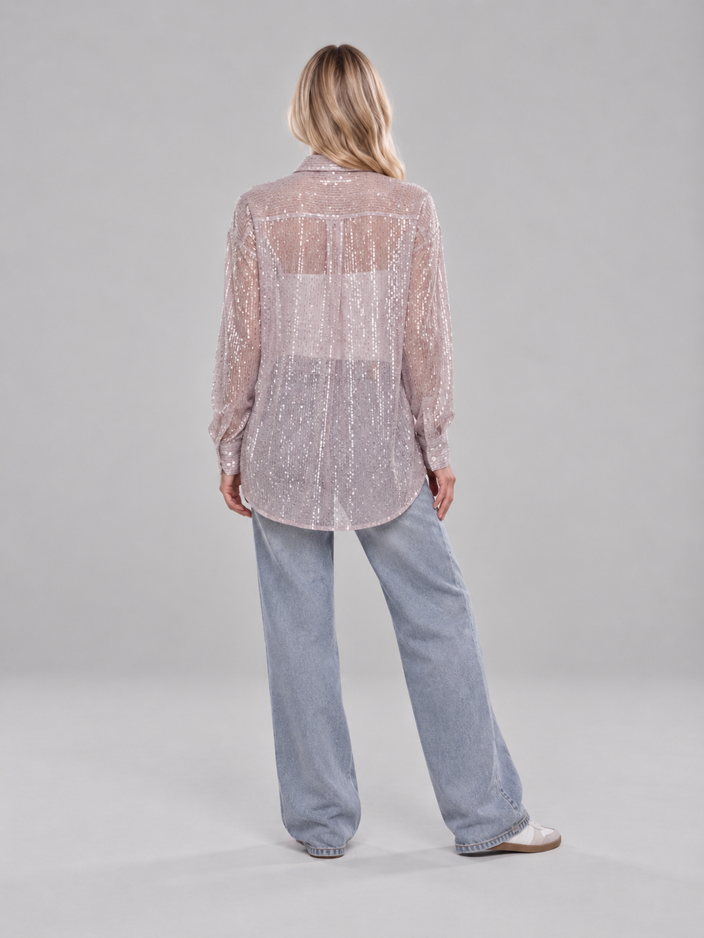 Estelle Evening Sequin Shirt - Clara & Vivian