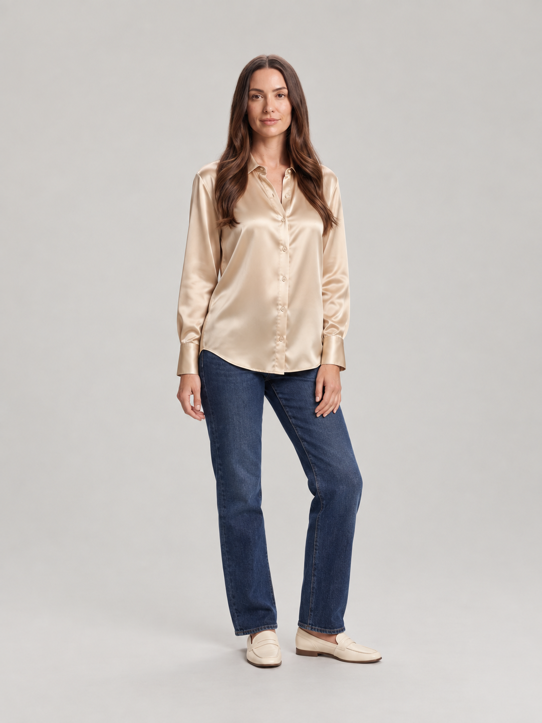 Margaret Classic Cuff Shirt - Clara & Vivian