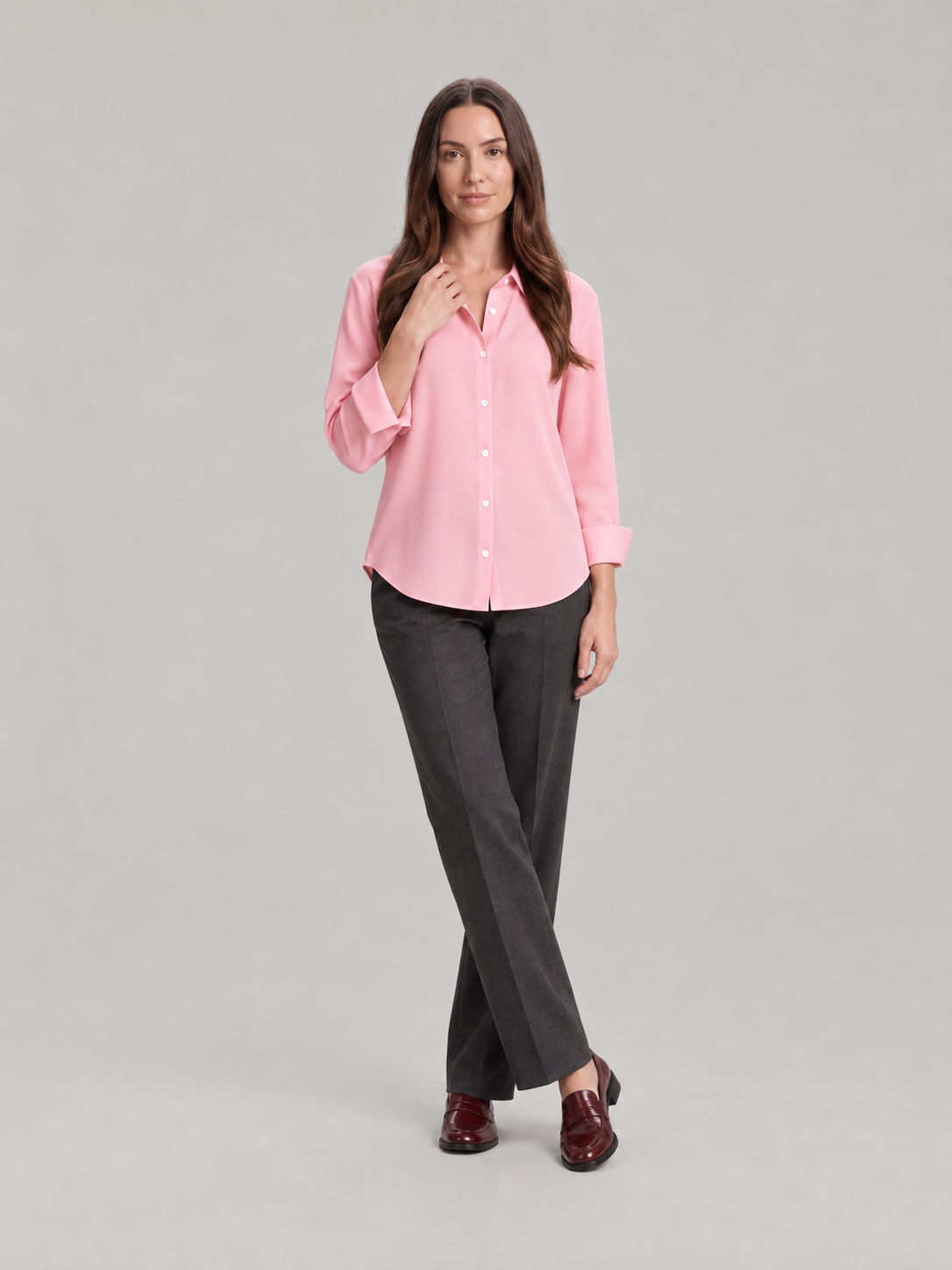 Margaret Classic Cuff Shirt - Clara & Vivian
