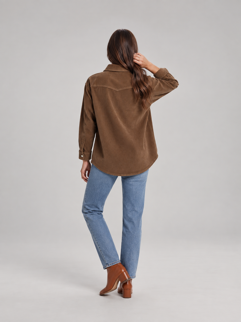 Dorothy Corduroy Pocket Shirt - Clara & Vivian