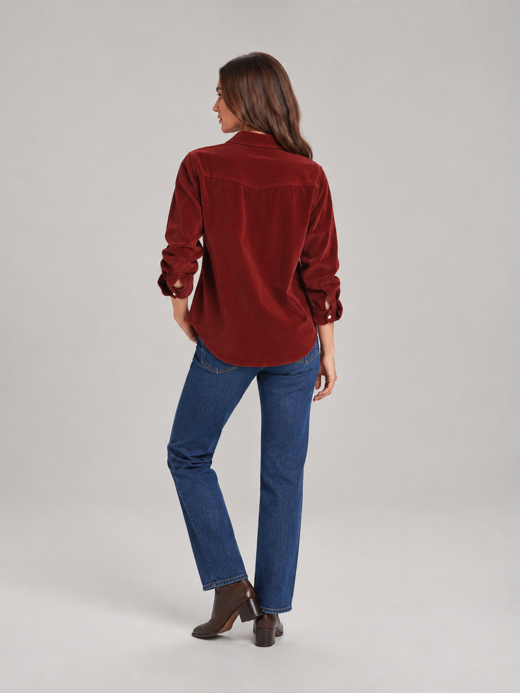 Dorothy Corduroy Pocket Shirt - Clara & Vivian