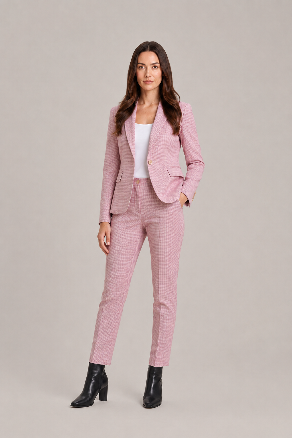 Broekpak met blazer en smalle broek voor dames – Amara