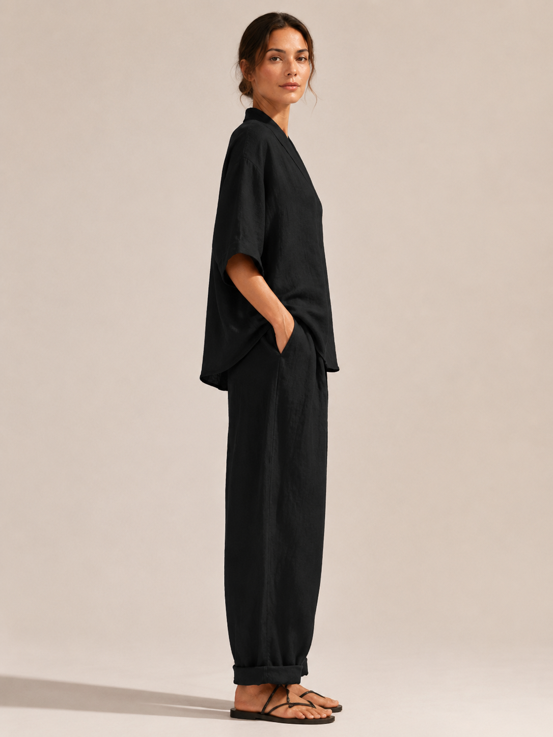Set met tuniektop en ballonbroek voor dames – Ute