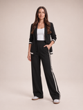 Blazerpak met contrastbiezen voor dames – Selina