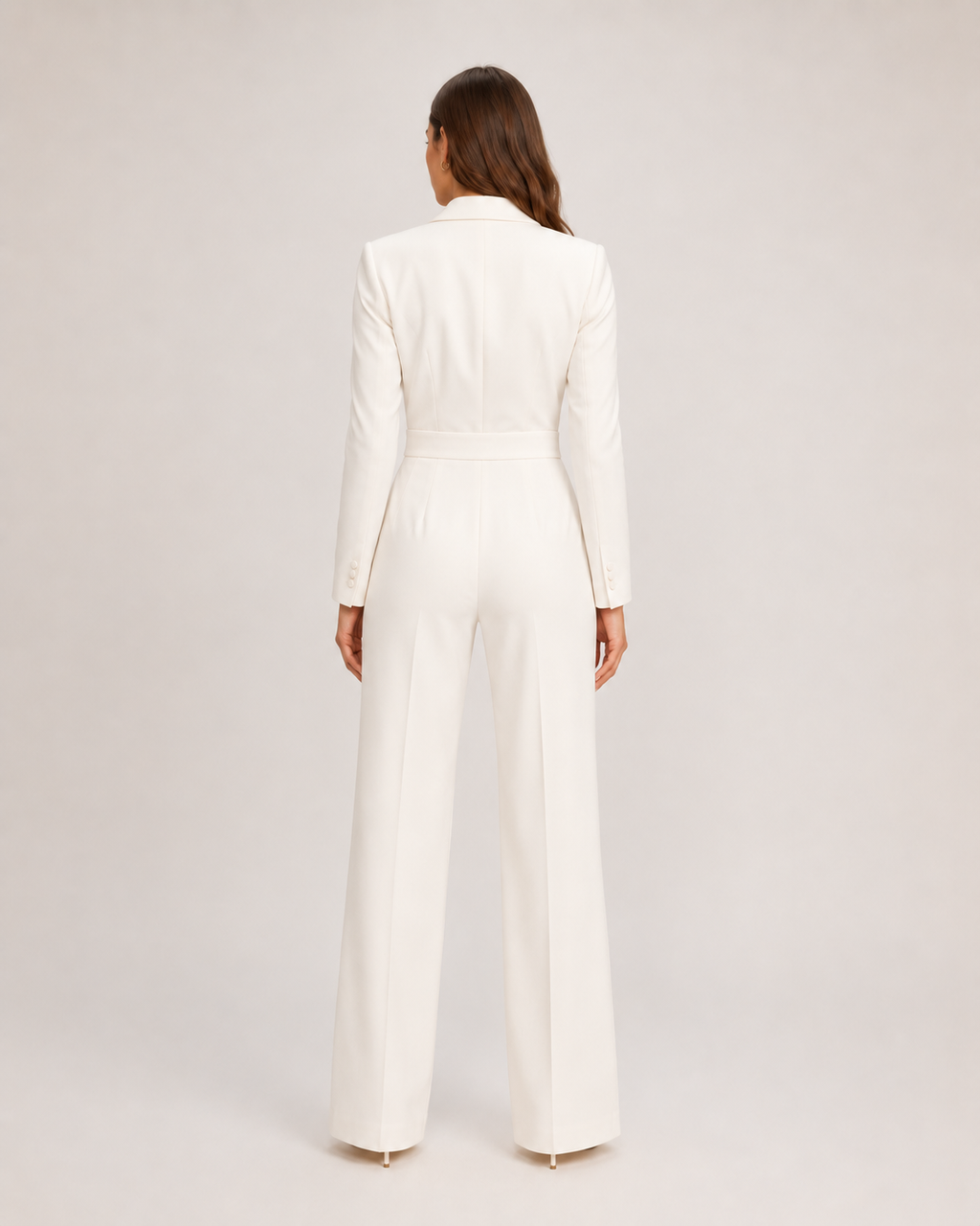 Getailleerde blazer-jumpsuit voor dames – Giovelle