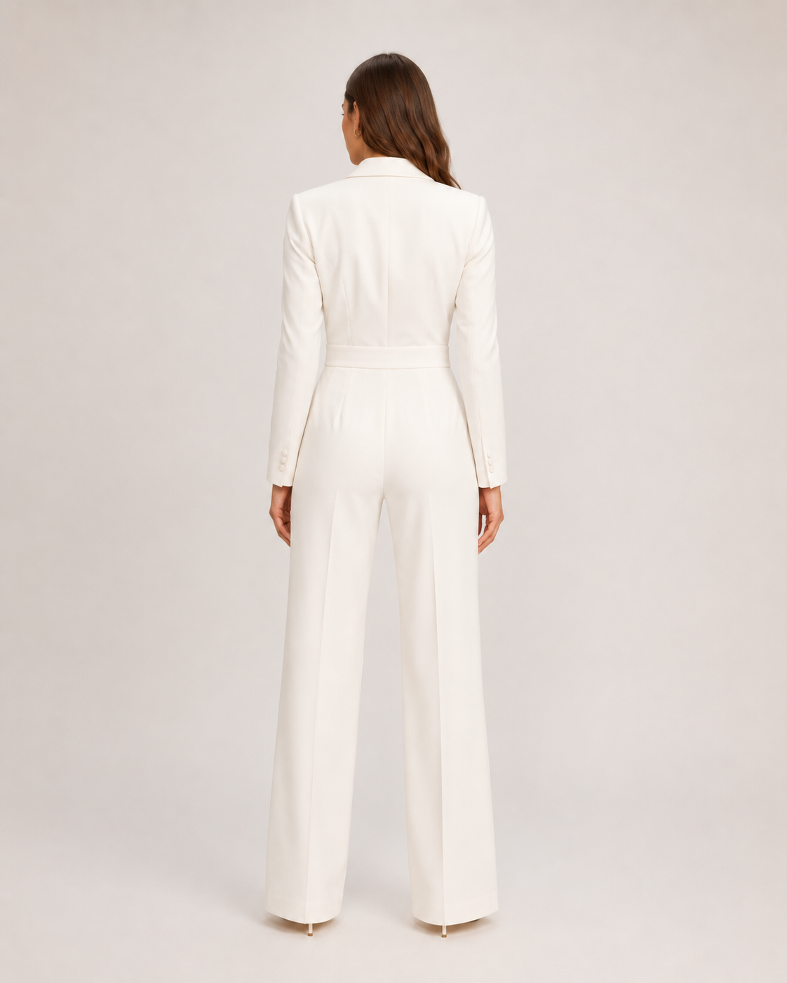 Getailleerde blazer-jumpsuit voor dames – Giovelle