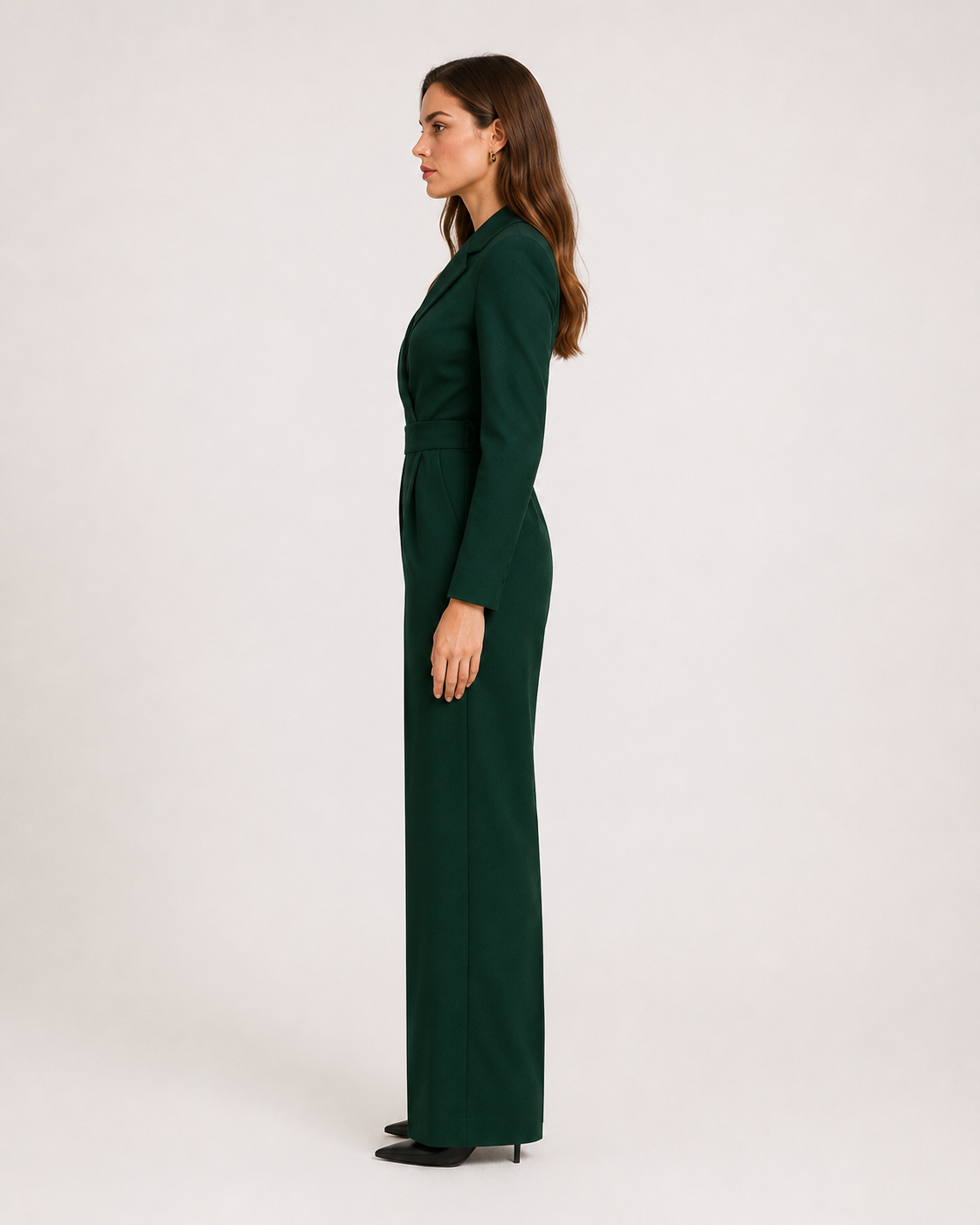 Getailleerde blazer-jumpsuit voor dames – Giovelle