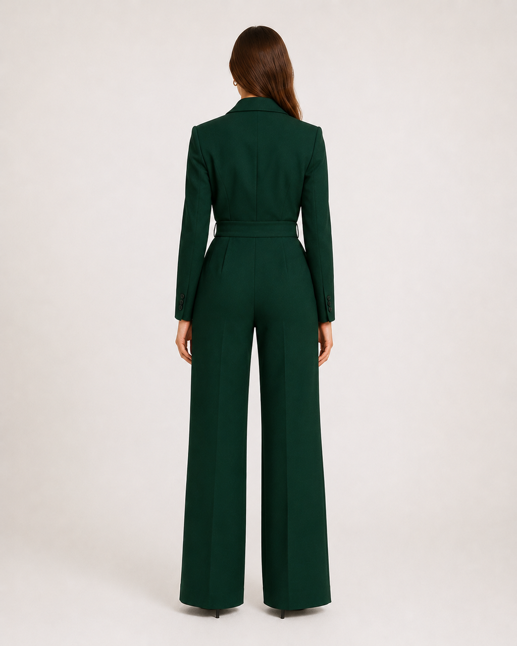 Getailleerde blazer-jumpsuit voor dames – Giovelle