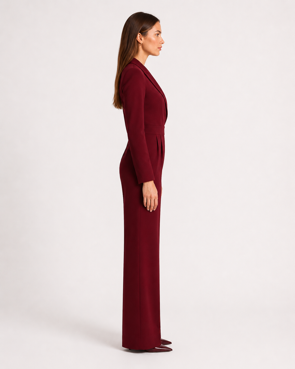 Getailleerde blazer-jumpsuit voor dames – Giovelle