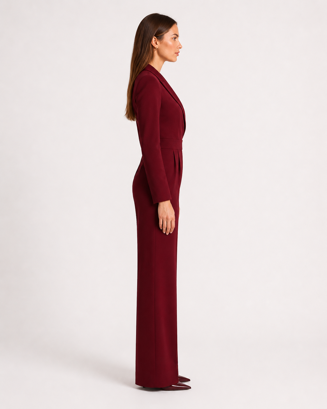 Getailleerde blazer-jumpsuit voor dames – Giovelle