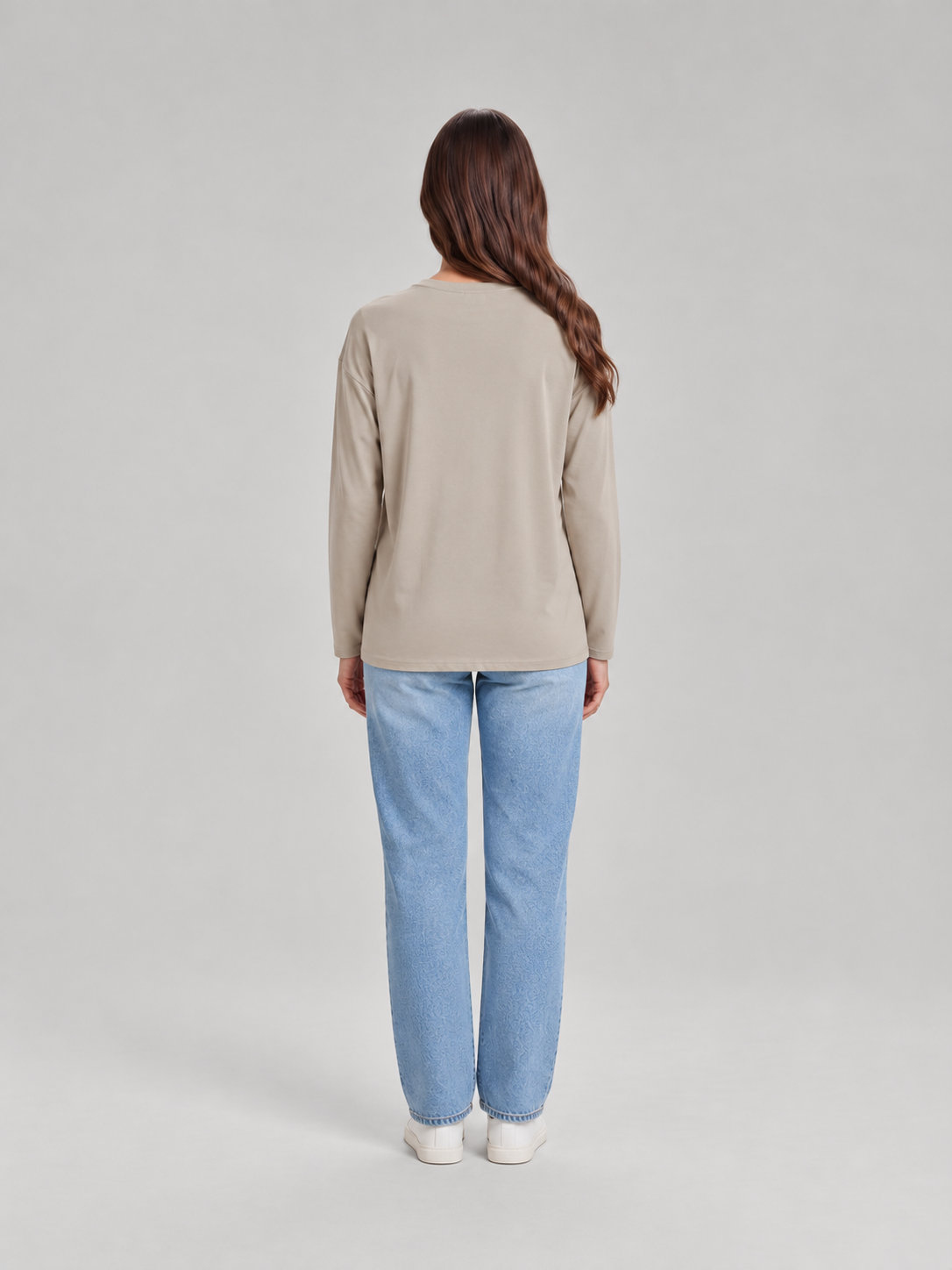 Louise Essential Long-Sleeve Top - Clara & Vivian