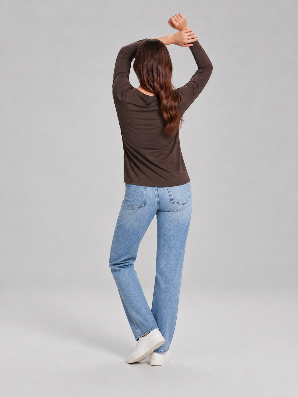 Louise Essential Long-Sleeve Top - Clara & Vivian