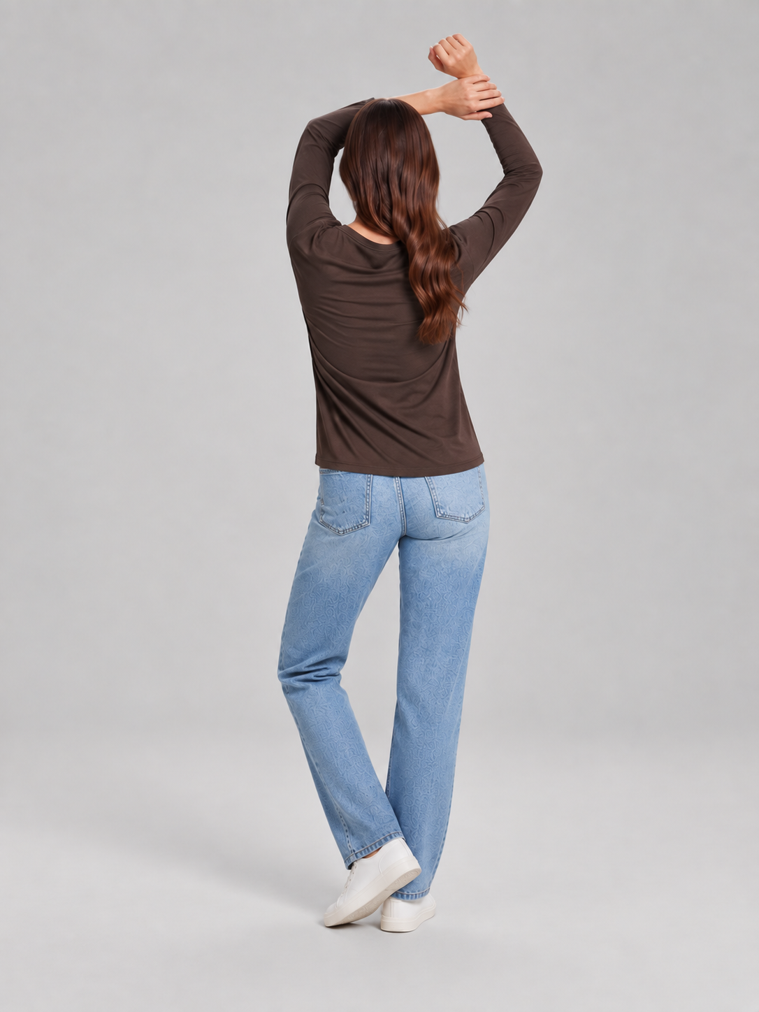 Louise Essential Long-Sleeve Top - Clara & Vivian