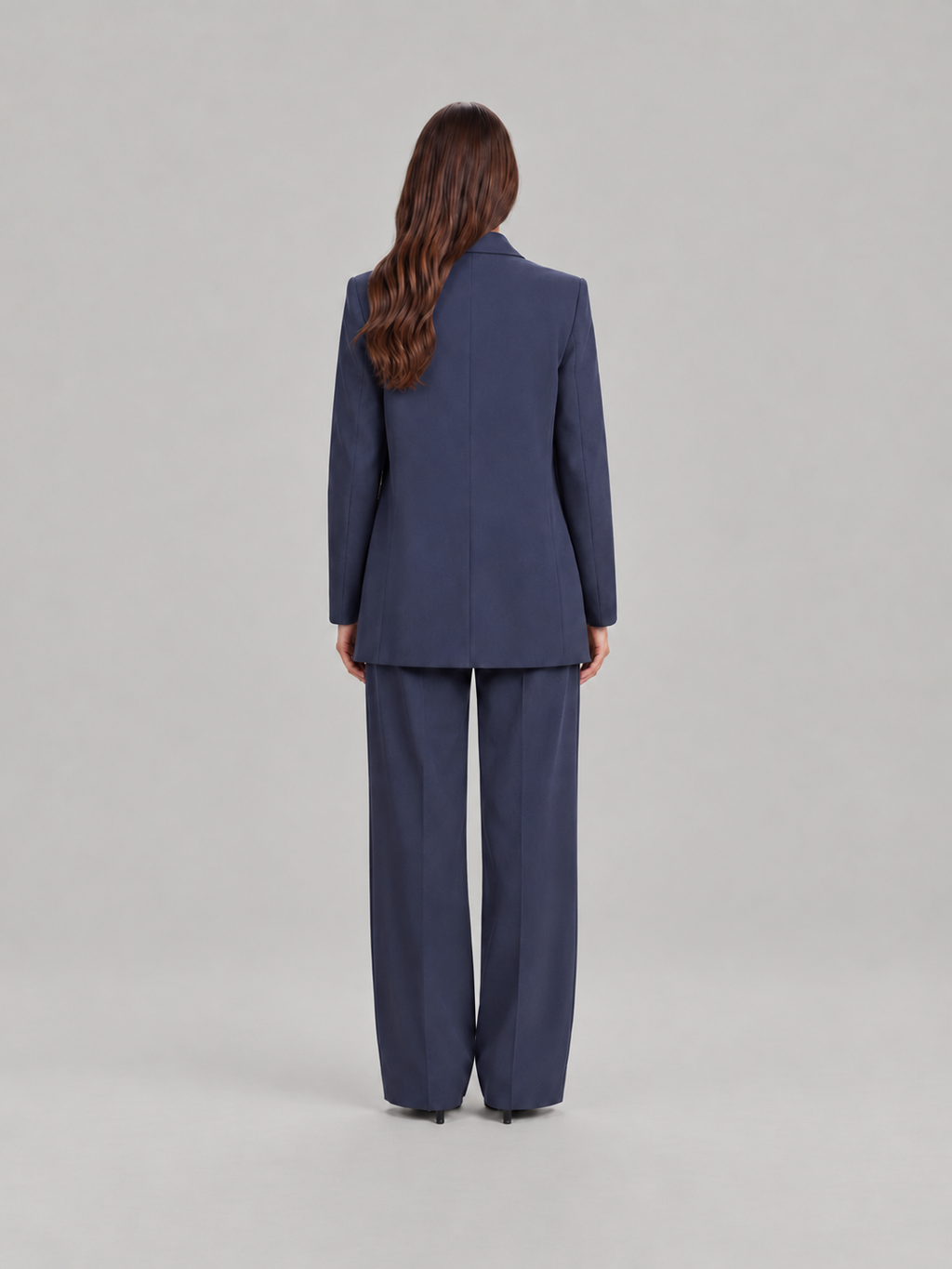 Oversized blazerpak met wijde broek voor dames – Desirée