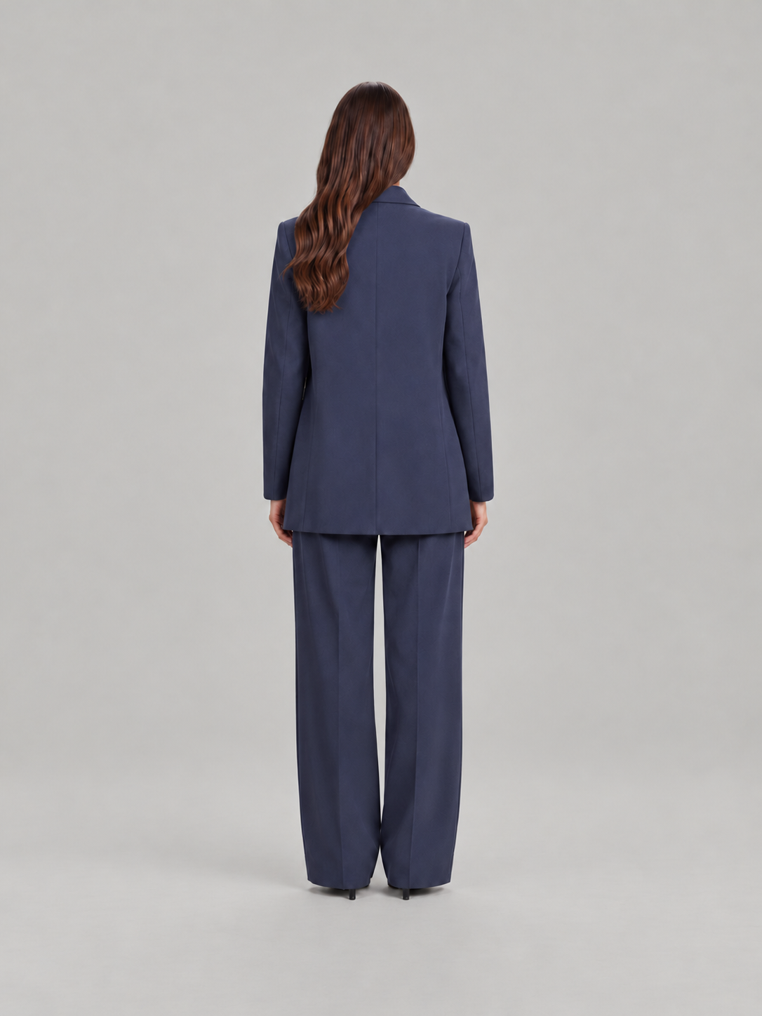 Oversized blazerpak met wijde broek voor dames – Desirée