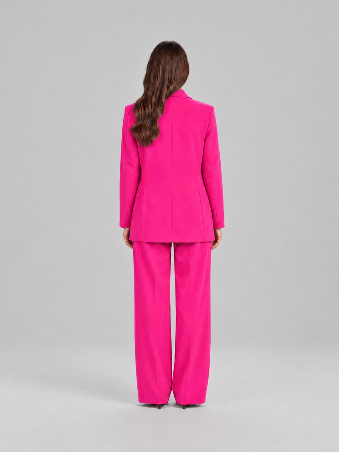 Oversized blazerpak met wijde broek voor dames – Desirée