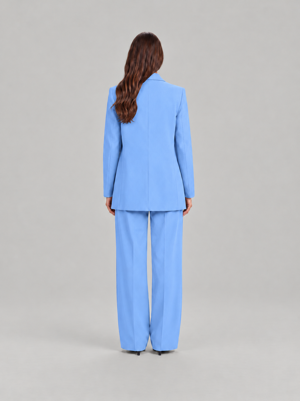 Oversized blazerpak met wijde broek voor dames – Desirée