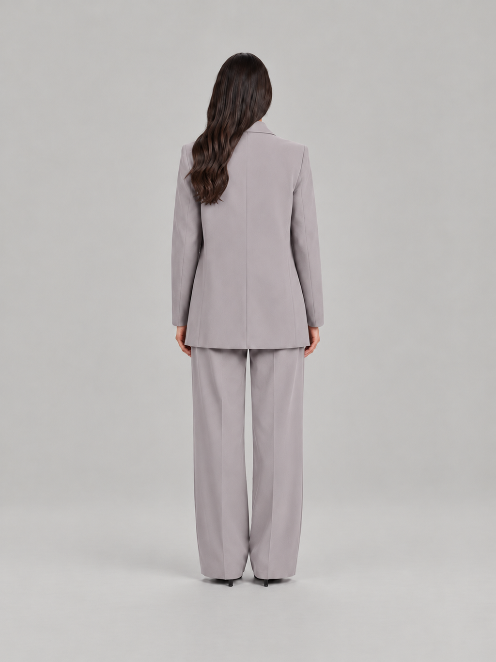 Oversized blazerpak met wijde broek voor dames – Desirée