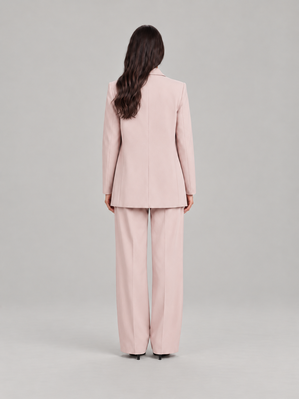 Oversized blazerpak met wijde broek voor dames – Desirée