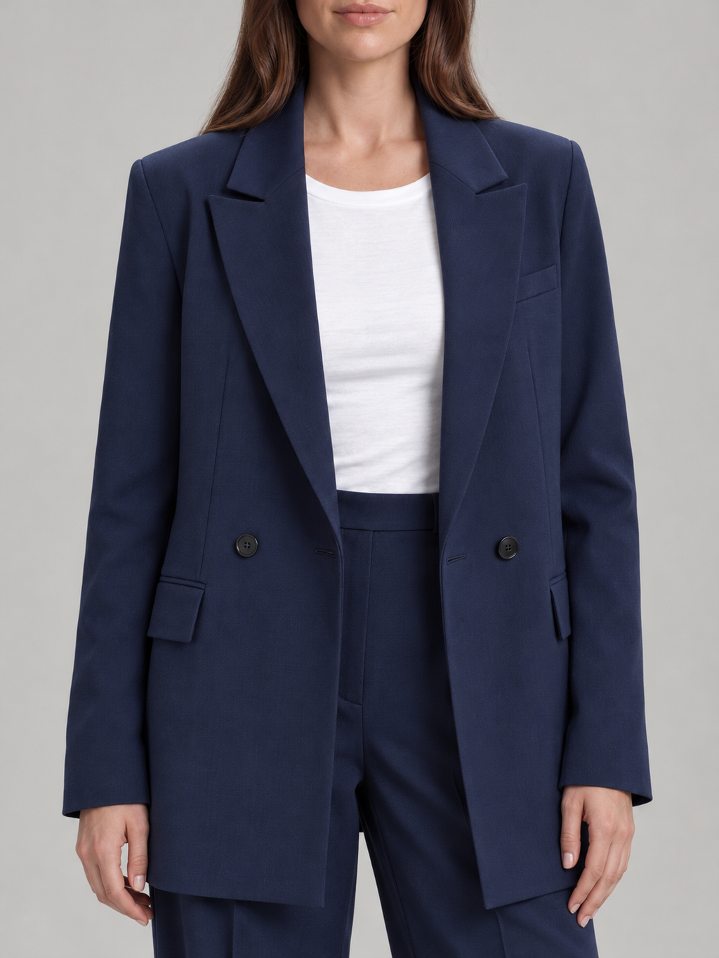 Oversized blazerpak met wijde broek voor dames – Desirée