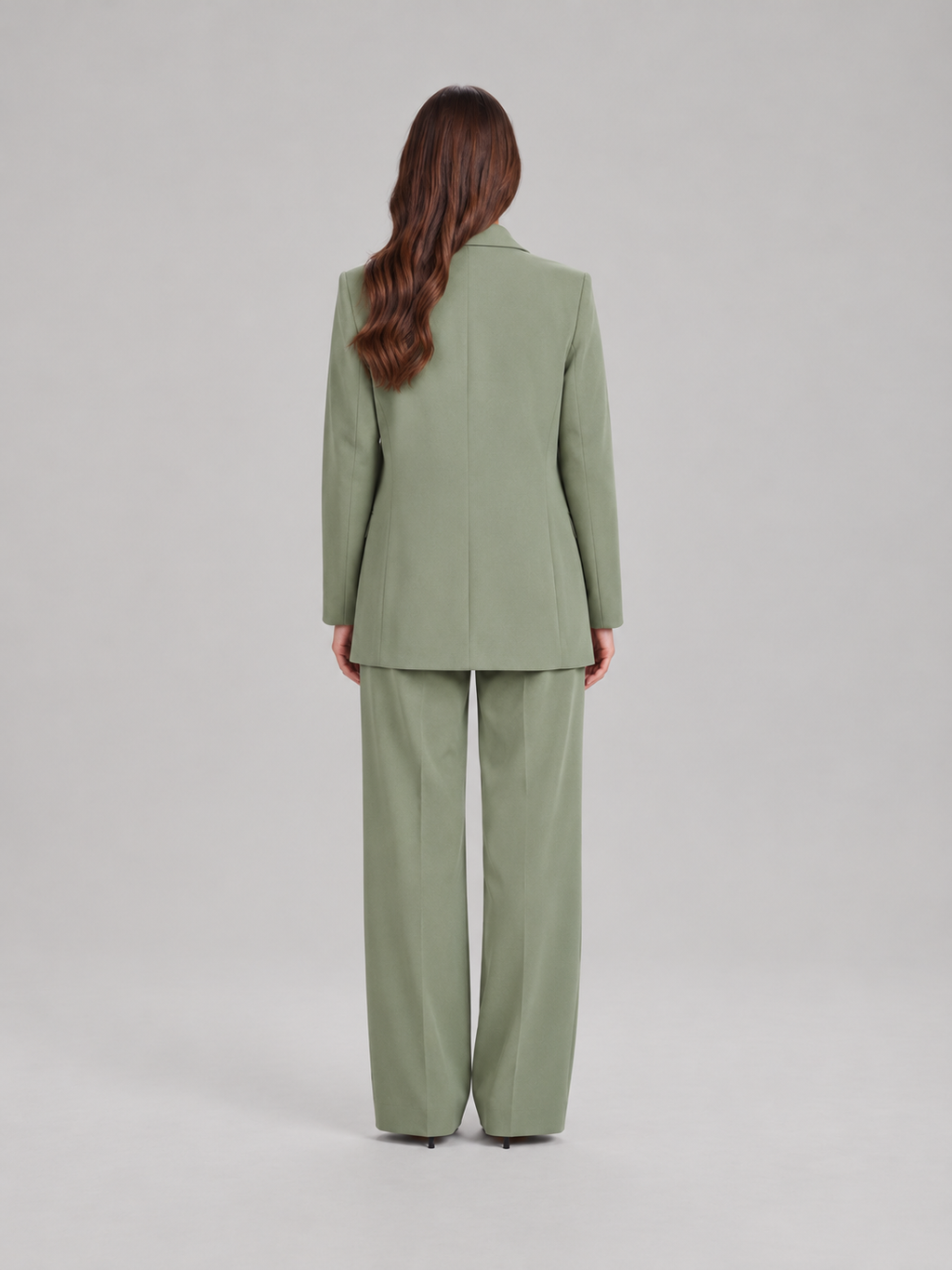 Oversized blazerpak met wijde broek voor dames – Desirée