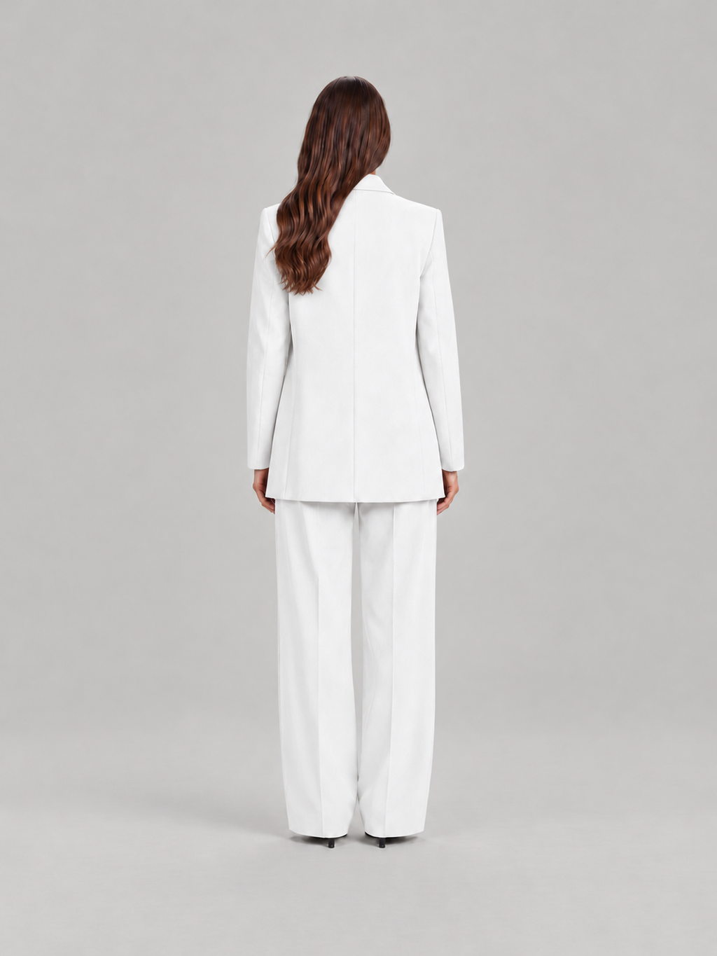 Oversized blazerpak met wijde broek voor dames – Desirée