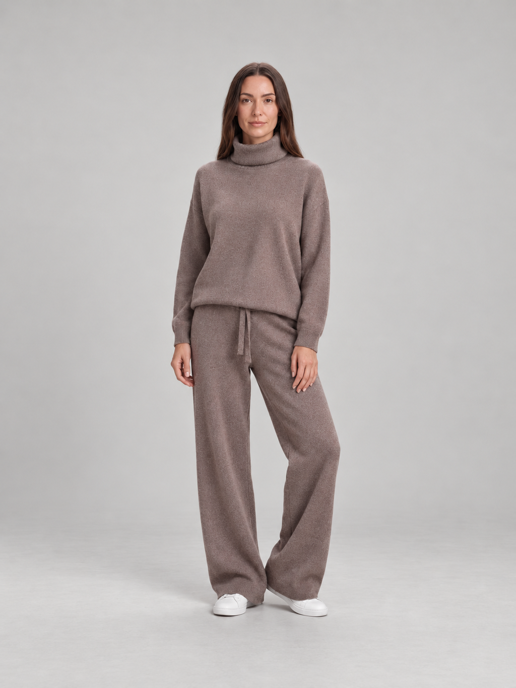 Set met coltrui en rechte broek voor dames – Floor