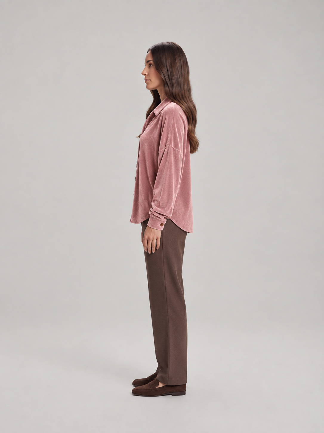 Josephine Velvet Button-Up - Clara & Vivian