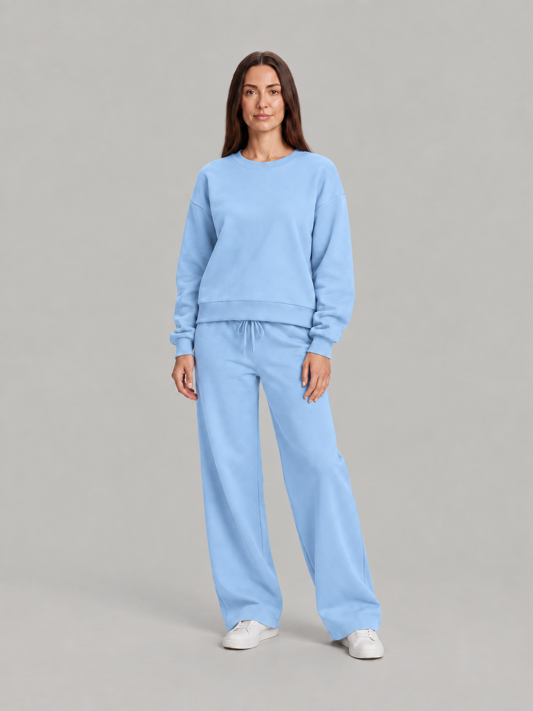 Sweatset met trui en wijde broek voor dames – Merel