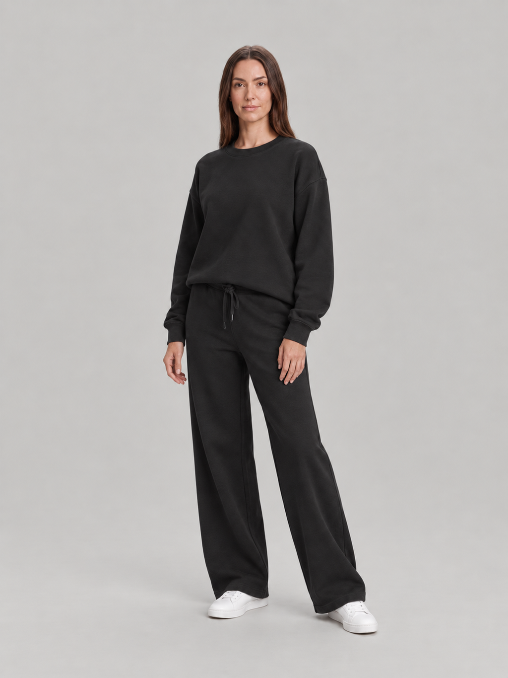 Sweatset met trui en wijde broek voor dames – Merel
